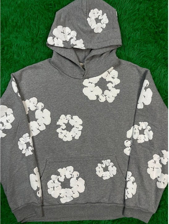 Grey Denim Tears Hoodie