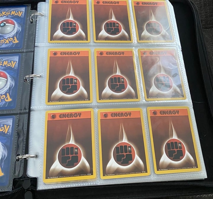 (18) 1995 Pokémon Energy Cards
