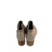 Toms Loren Suede & Fabric Stacked Heel Ankle Boot 9