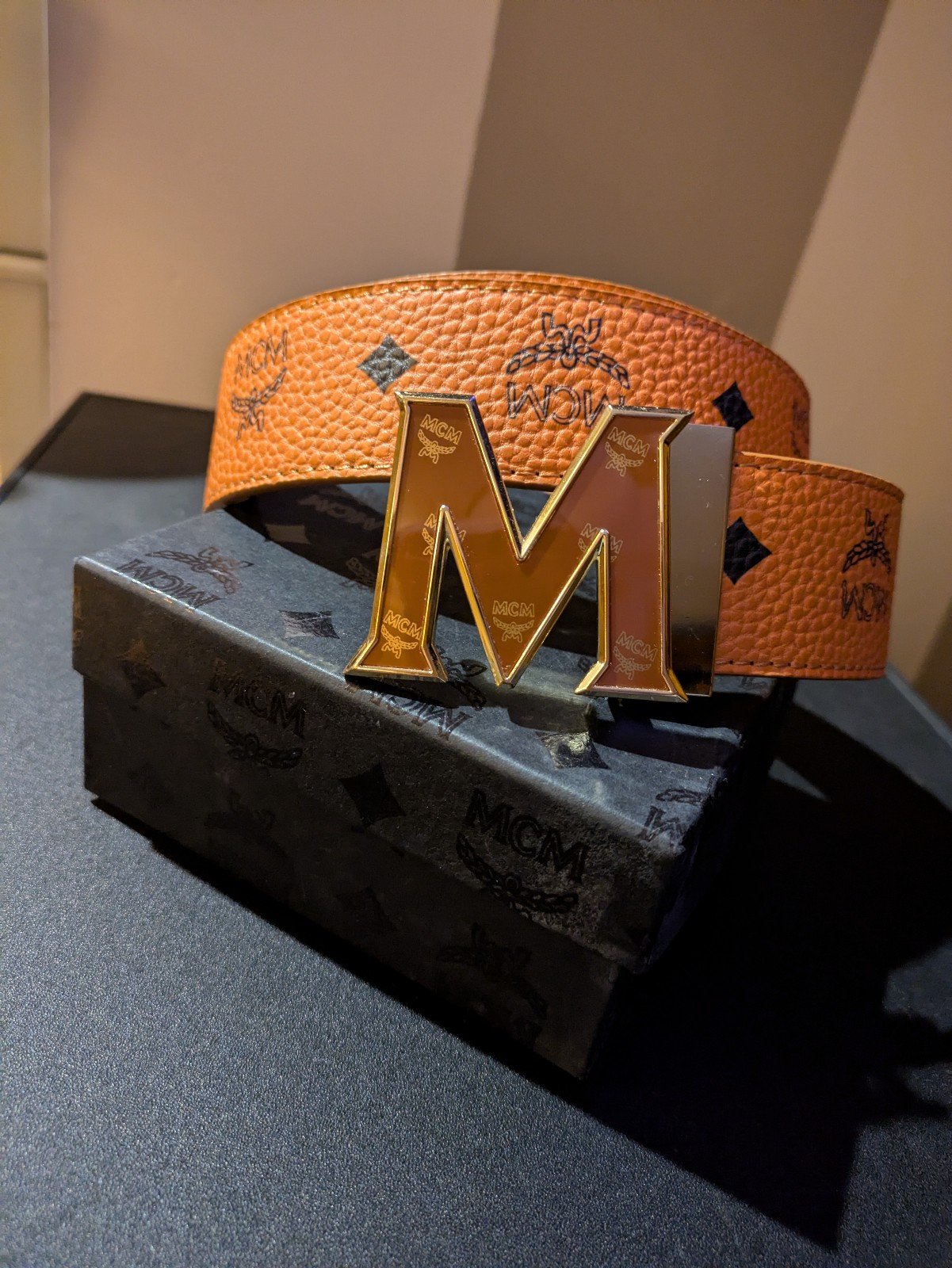 Mcm belt 34-38 mens adjustable