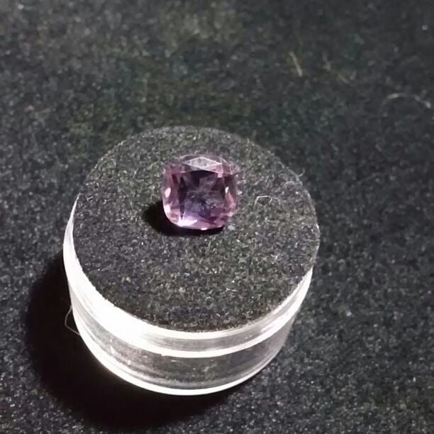 Natural Rare Violet Purple Sapphire Cushion