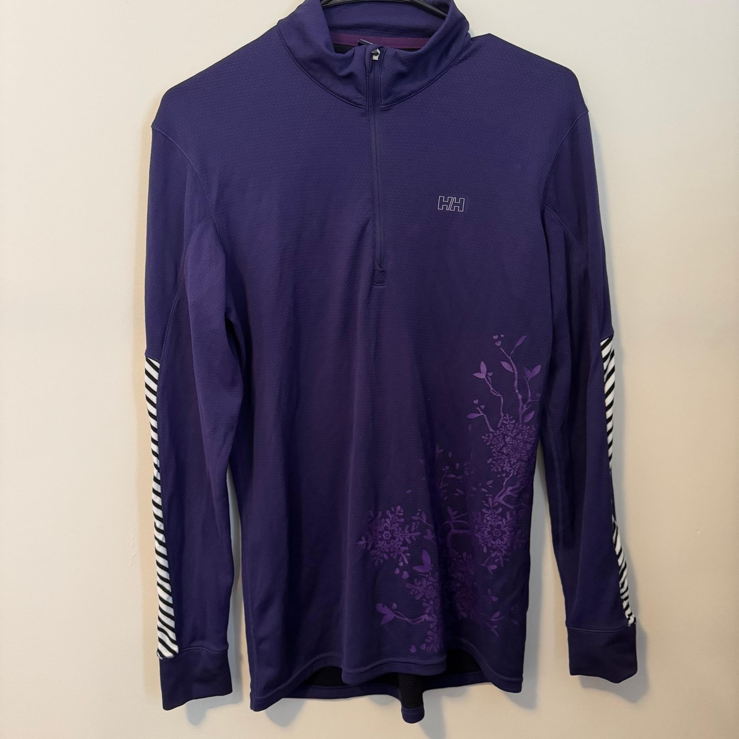 Helly Hanson purple quarter zip
