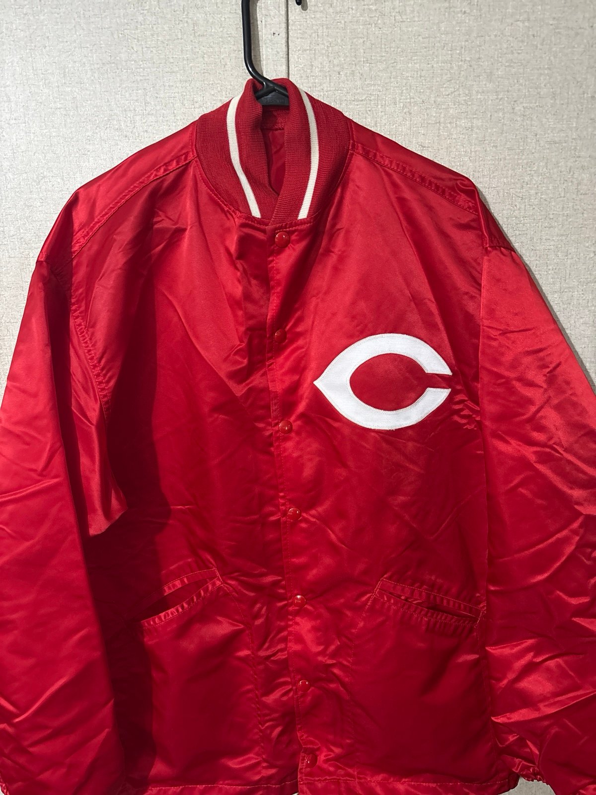 Vintage Cincinnati Reds Rawlings Nylon Jacket Size Large