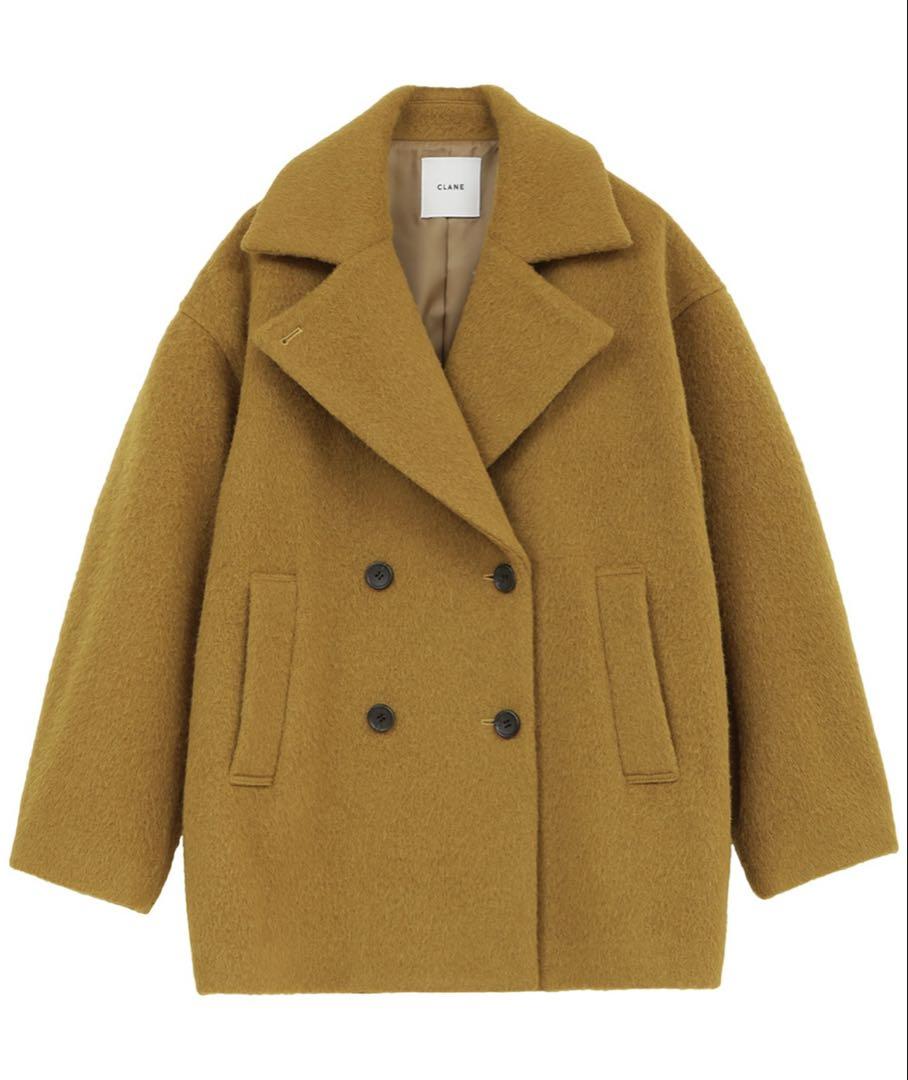 【70％OFF】 CLANE OVER LINE DOUBLE COAT Wool ジャケット・アウター