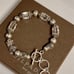 Silpada Sterling Silver Swarovski Crystal Toggle Bracelet