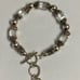 Silpada Sterling Silver Swarovski Crystal Toggle Bracelet