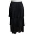 Akris Punto Polk Dot Devore Tiered Midi Skirt Black A Line Womens Size US 12