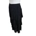 Akris Punto Polk Dot Devore Tiered Midi Skirt Black A Line Womens Size US 12