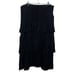 Akris Punto Polk Dot Devore Tiered Midi Skirt Black A Line Womens Size US 12