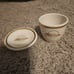 Union pacific butter pat and small demi cup