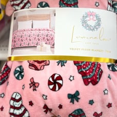 Twin Christmas blanket !