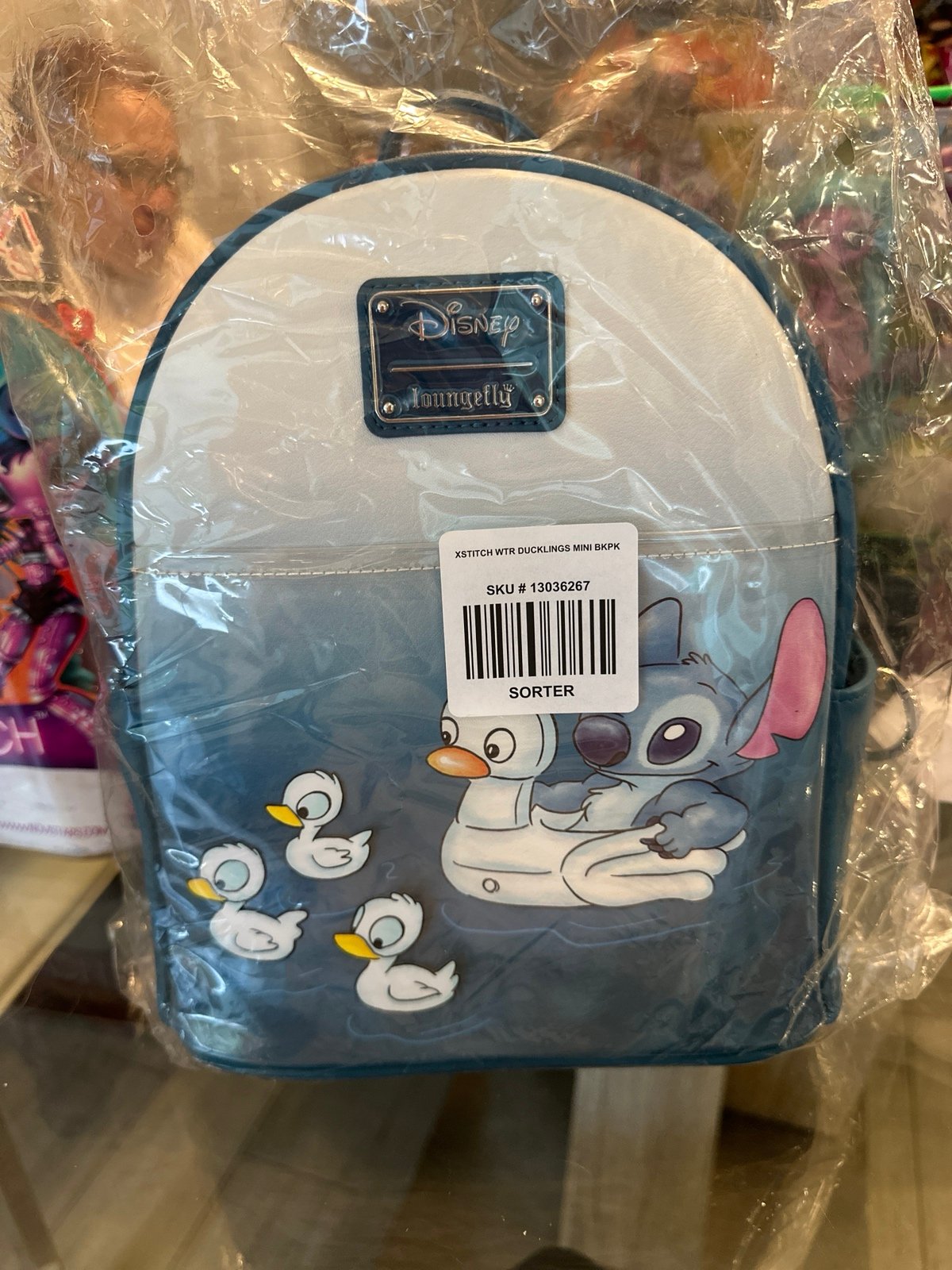 Loungefly Disney stitch duckiling backpack nwt