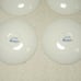6 FRANCISCAN DENMARK BLUE ENGLISH IRONSTONE 5 1/2 ROUND FLORAL SAUCERS - NICE