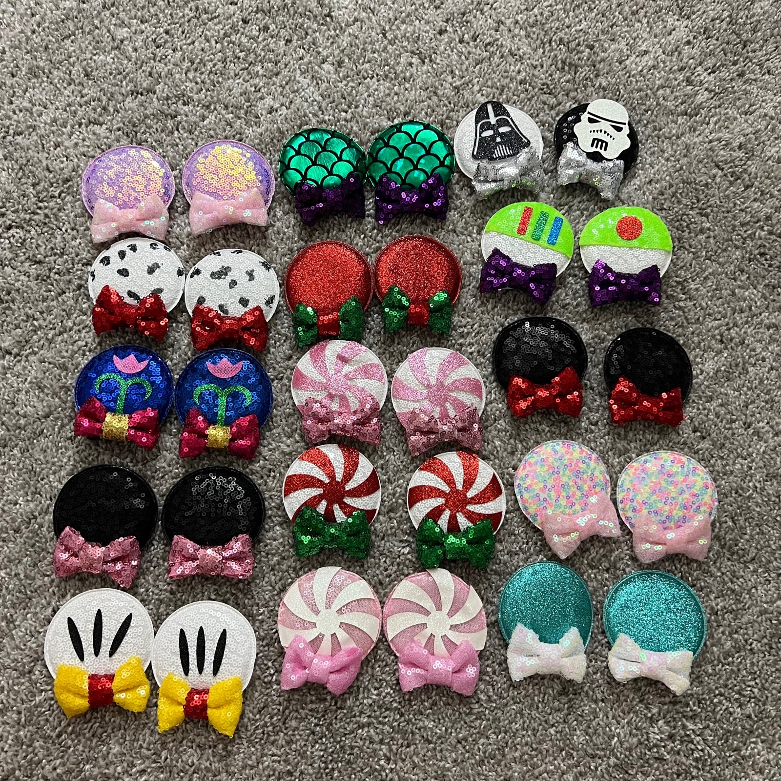 Disney ears adult/baby hairclips
