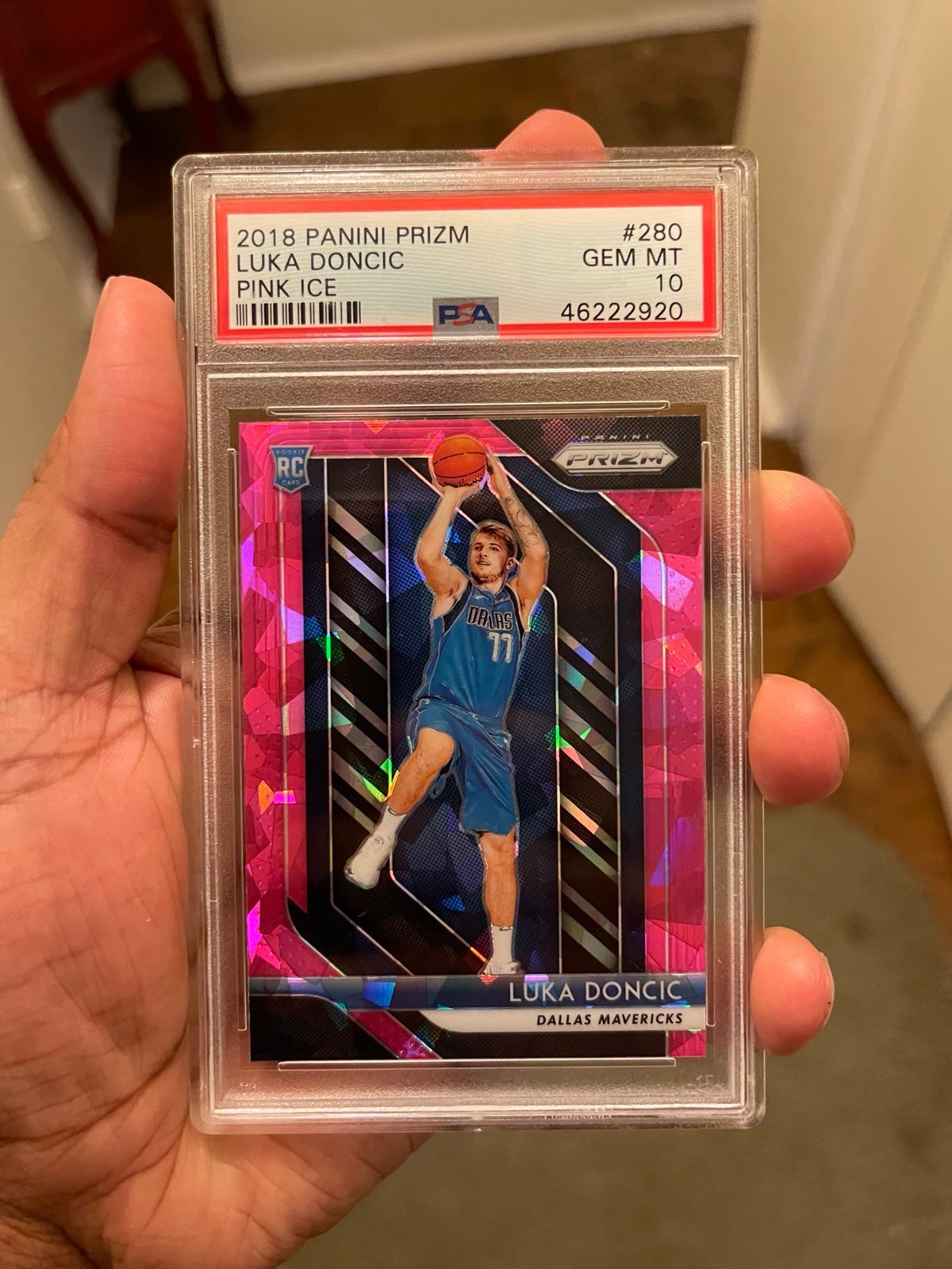 Luka Doncic - 2018 Panini Prizm Pink Ice Rookie Card #280