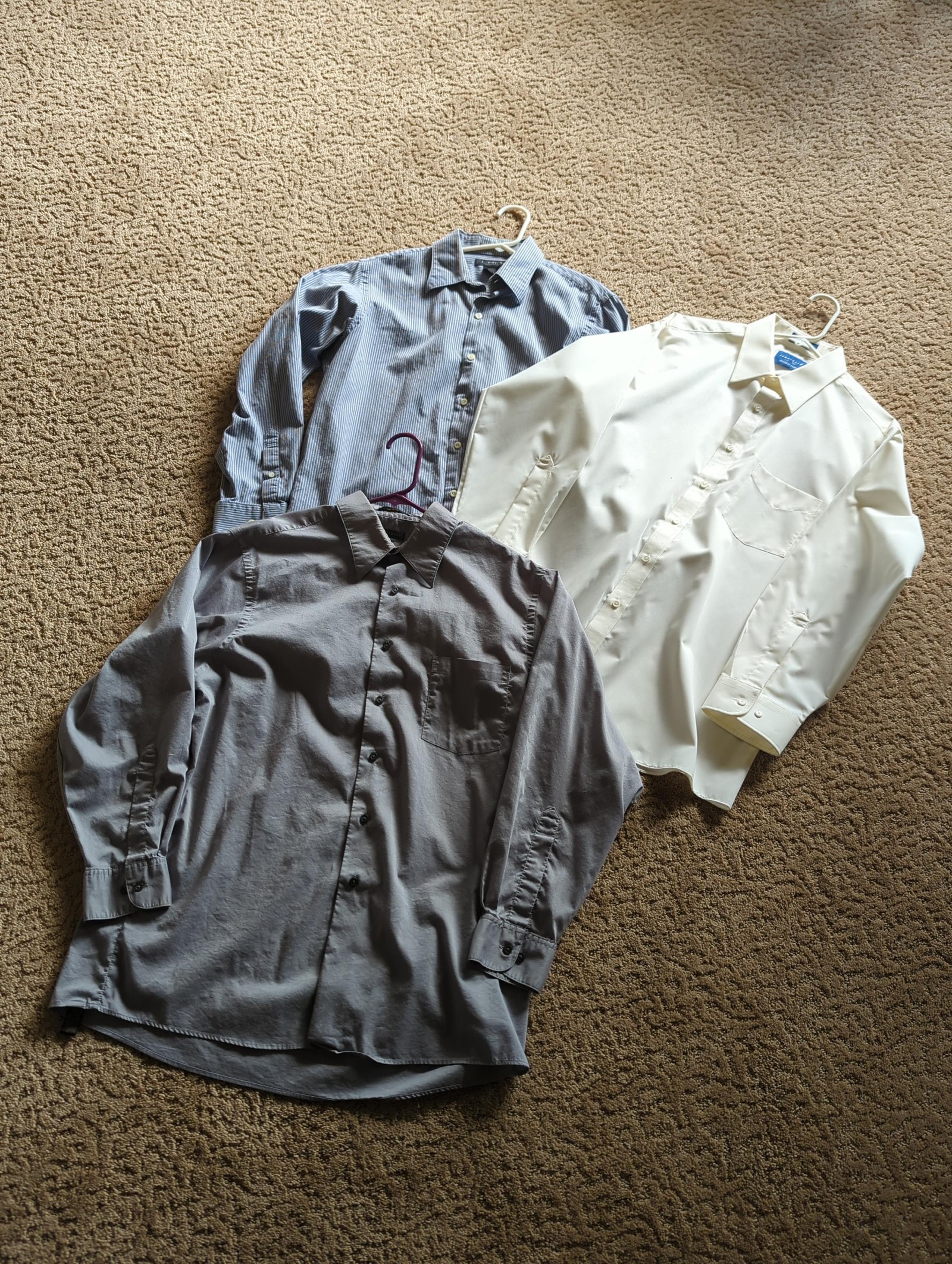 Men's Size 16.5 Button Up Dress Shirt Bundle