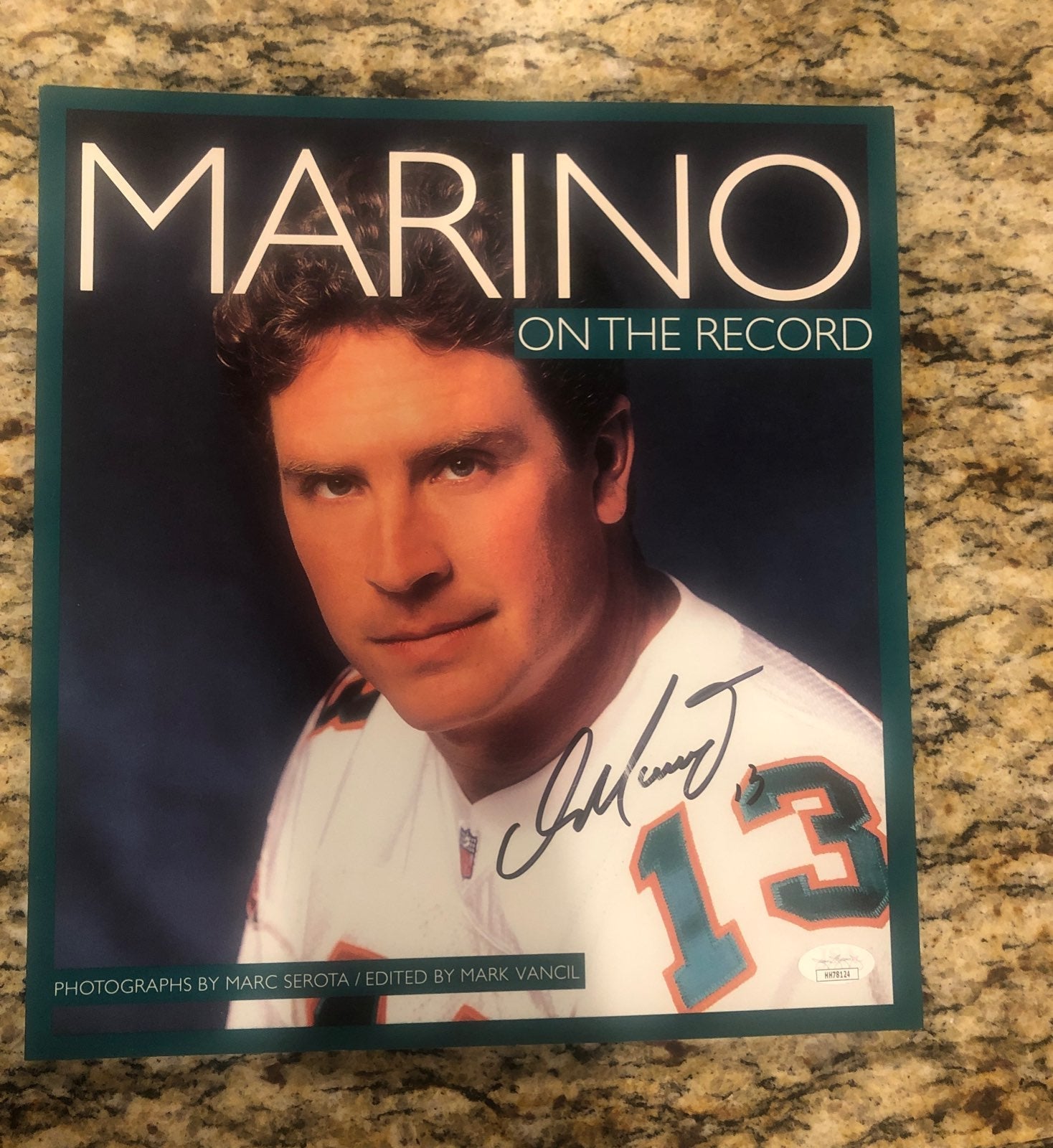 Dan Marino Autograph Book COA