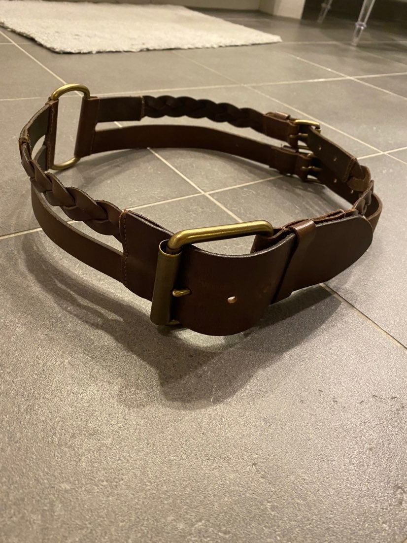 Linea pelle double leather belt