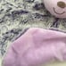Girls Monkey Security Blanket, Purple