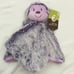 Girls Monkey Security Blanket, Purple