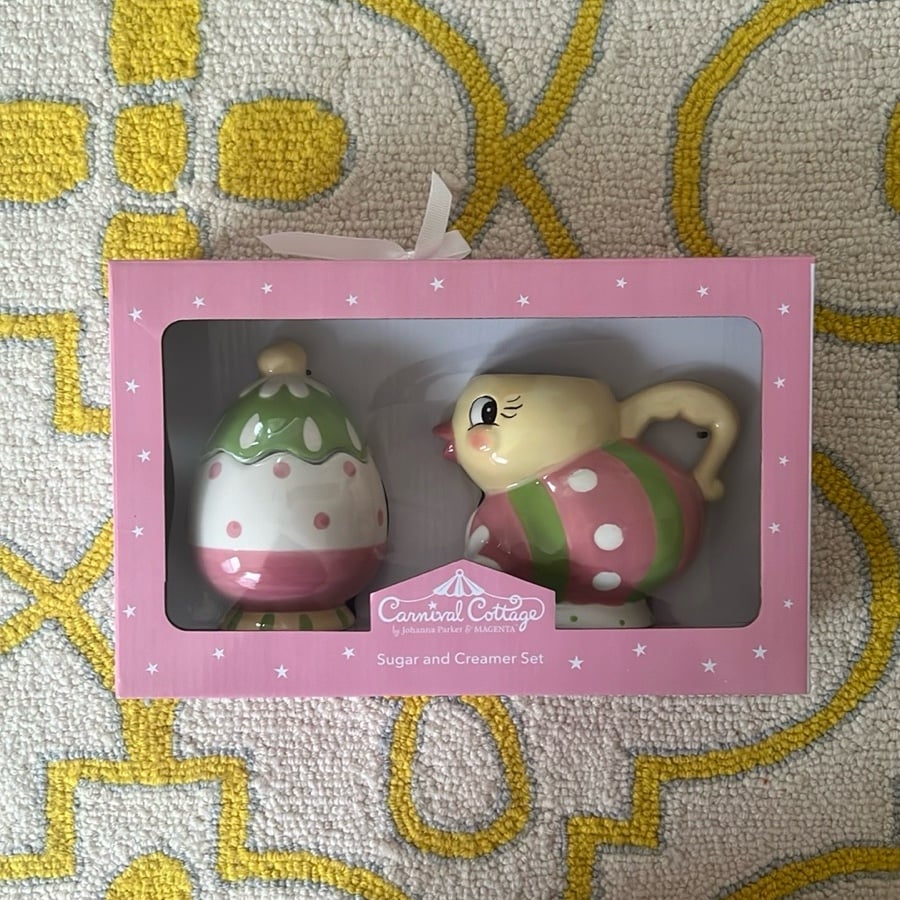NIB Johanna Parker Sugar and Creamer Set