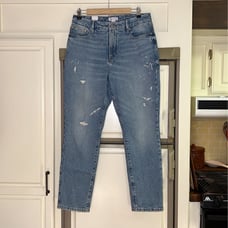 NWT Good American Distressed Jeans