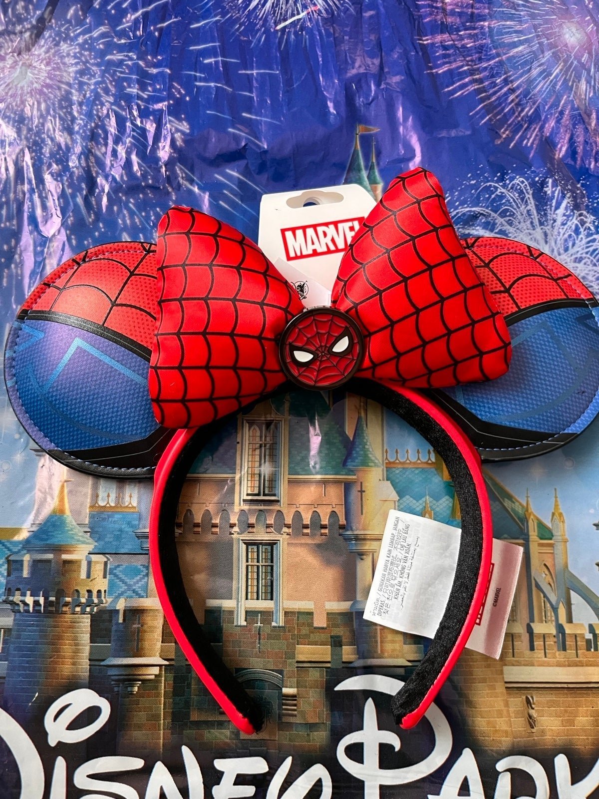 Spiderman Minnie Ears Disneyland Marvel - New 2023 Disney Parks