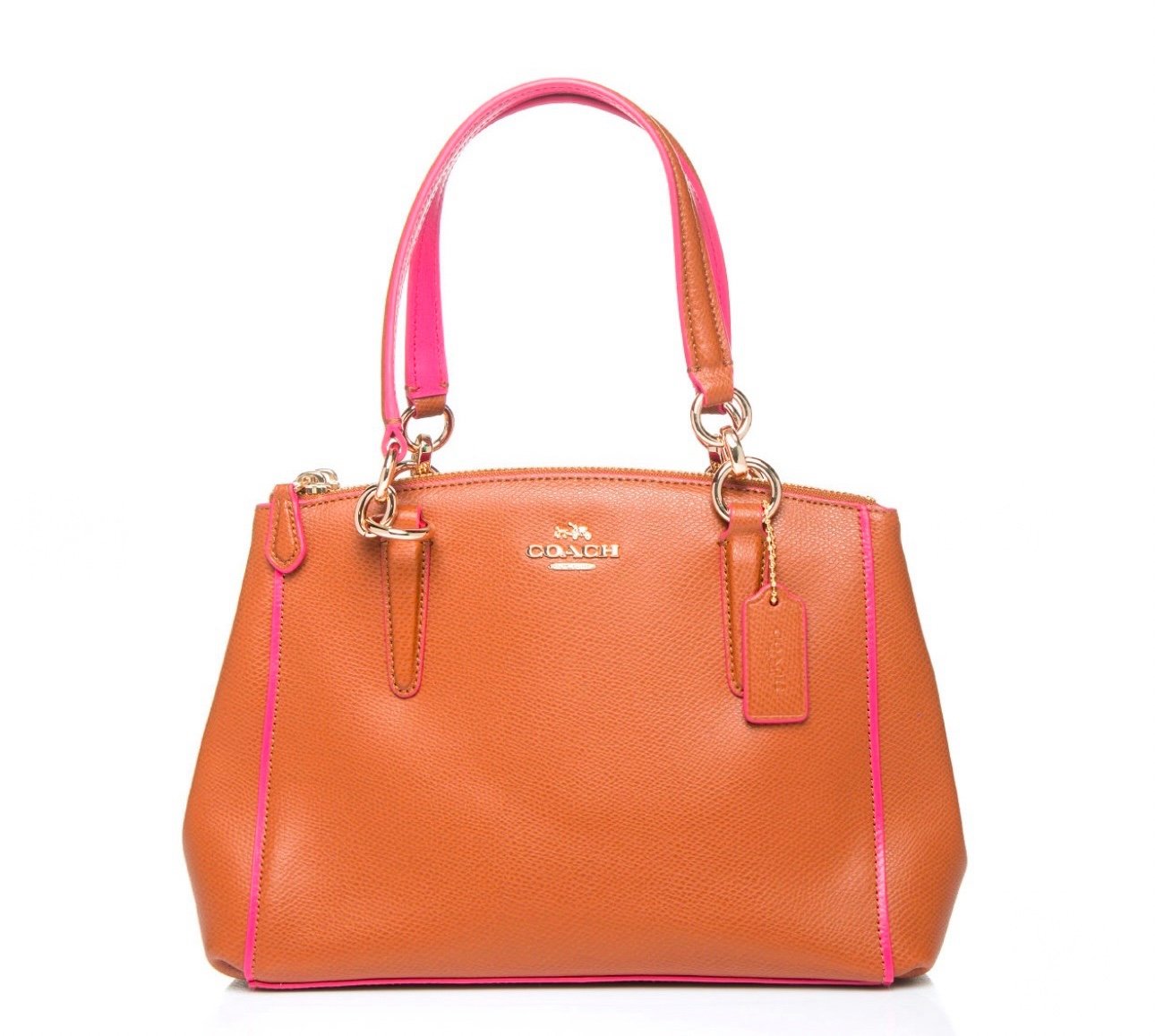 COACH Coach Pebble Leather Kelsey Satchel Purse; excellent condition