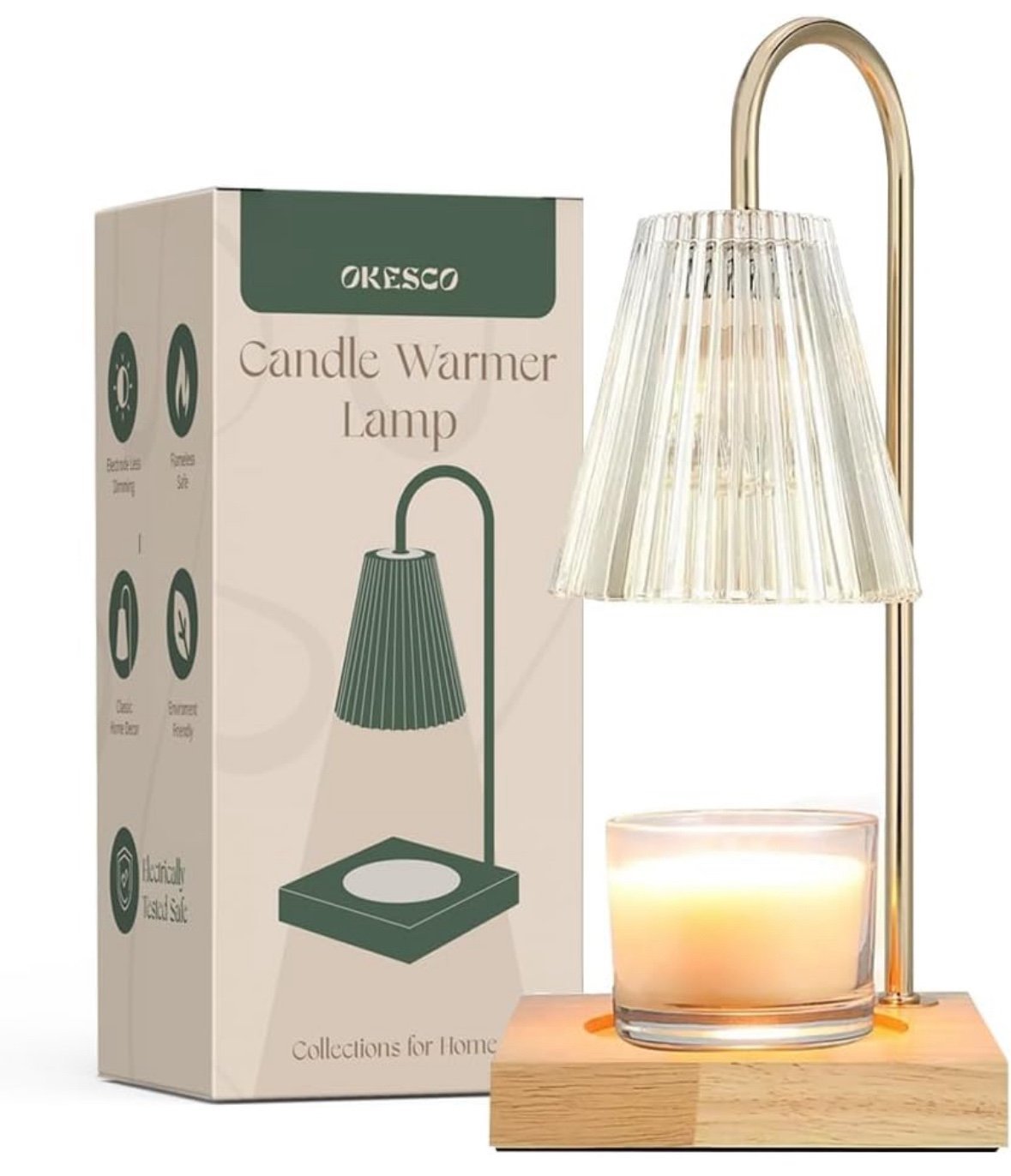 Candle Warmer Lamp with Timer