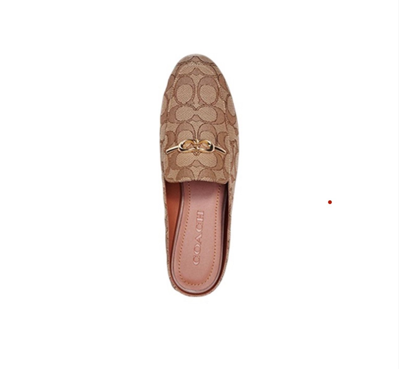 Coach Shoes | Coach Sienna Slide In Khaki/Saddle | Color: Brown/Gold | Size:11