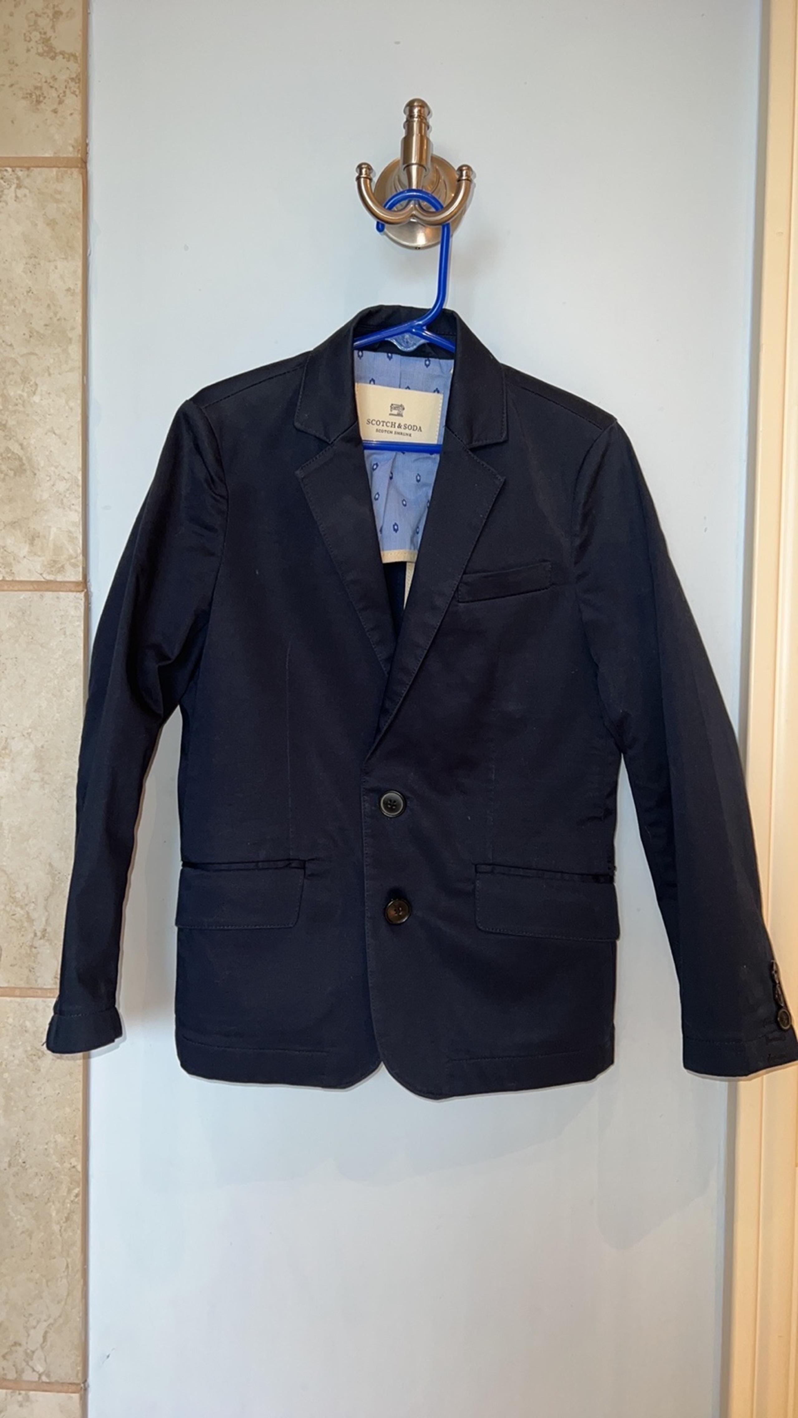 Scotch & Soda sport coat, size 8.  Navy.