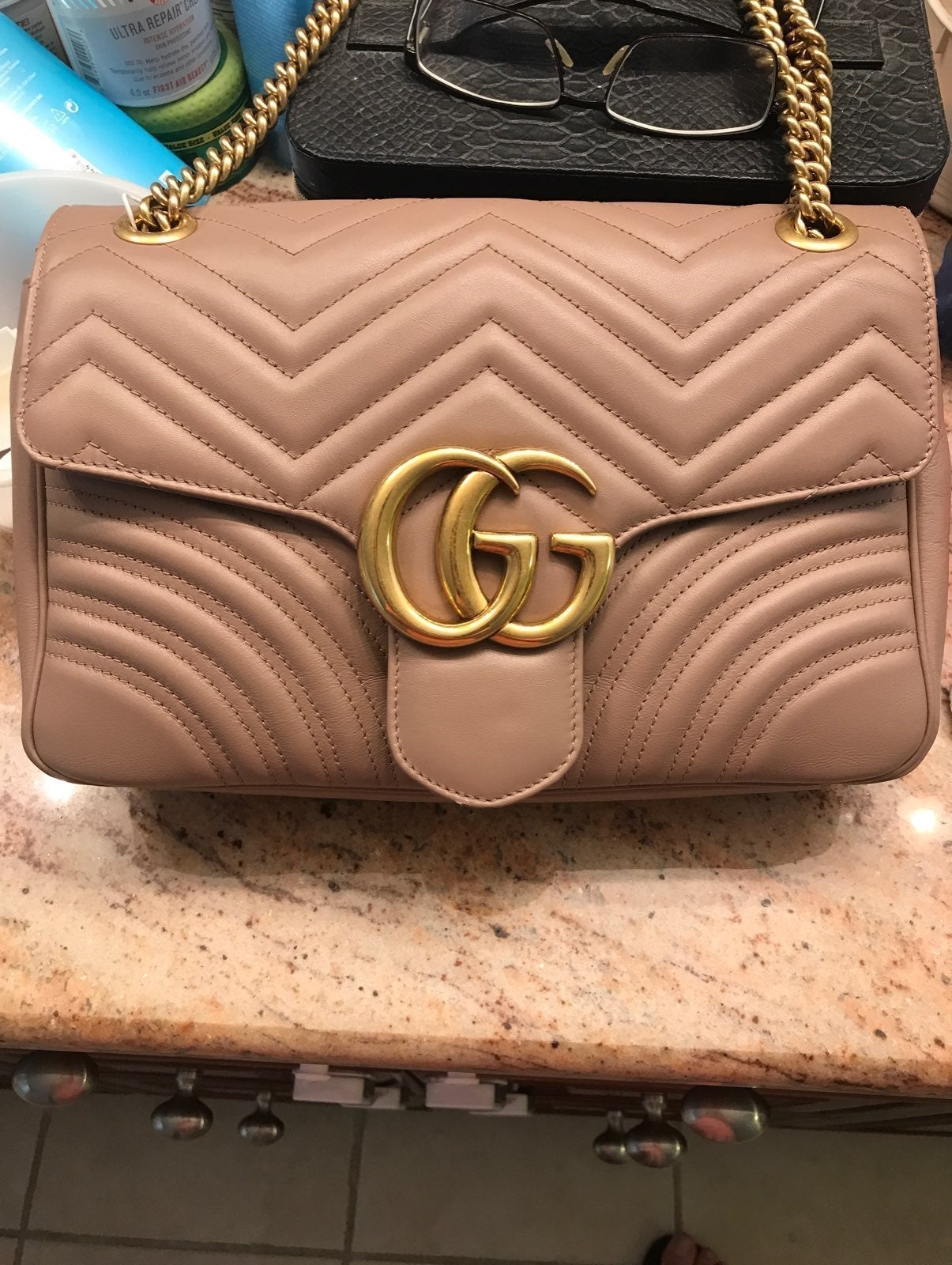Gucci marmont medium flap bag