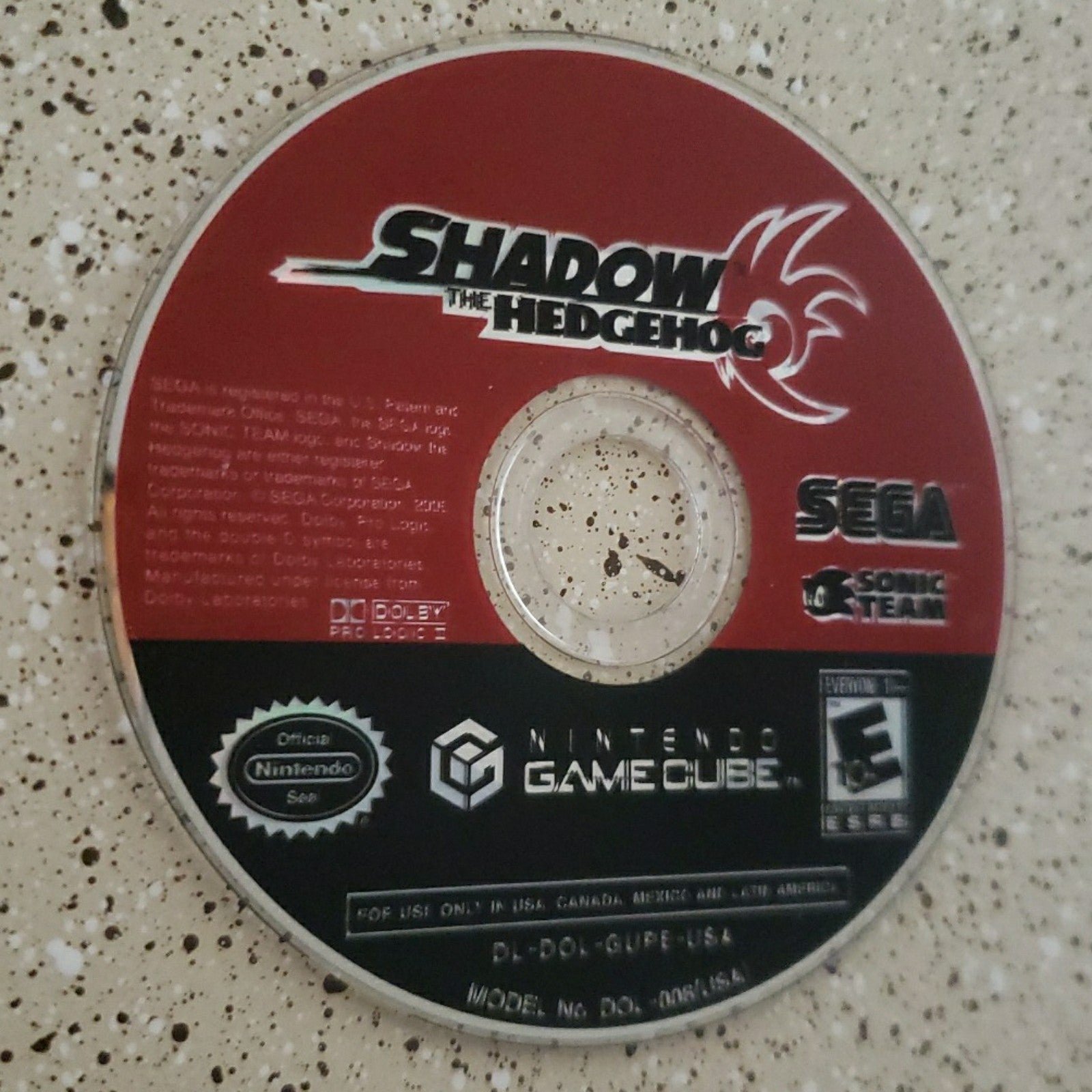 SHADOW THE HEDGEHOG (GAMECUBE)