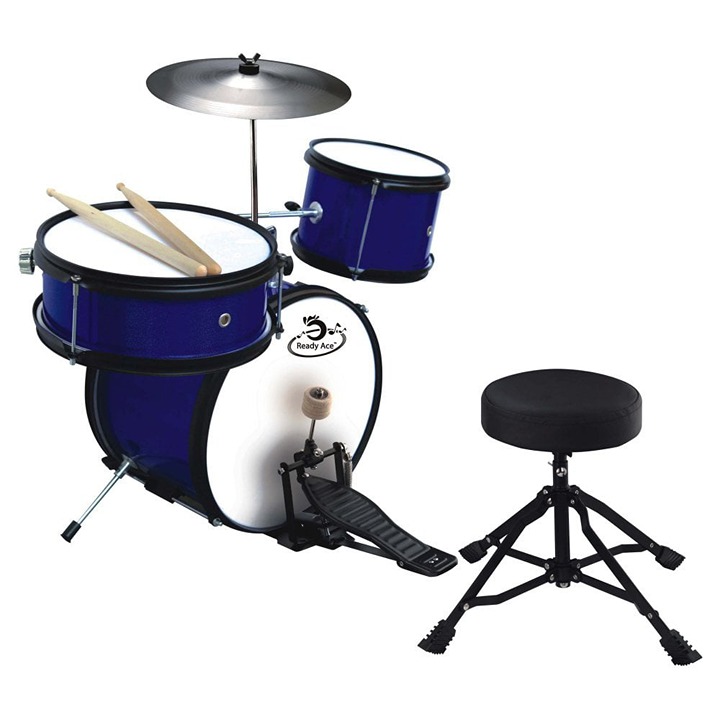 Ready Ace DS-5MB Toy Musical Instrument Drum Set-Ages 4 Years and up