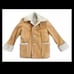 Men’s Vtg Tan Suede Leather Sherpa Lined Rancher Jacket Small
