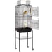 64 Large Metal Rolling Bird Cage with Open Play Top