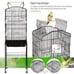64 Large Metal Rolling Bird Cage with Open Play Top