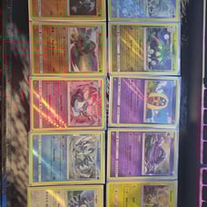 Lot of 10 reverse rare Tag team mostly pokemon cards