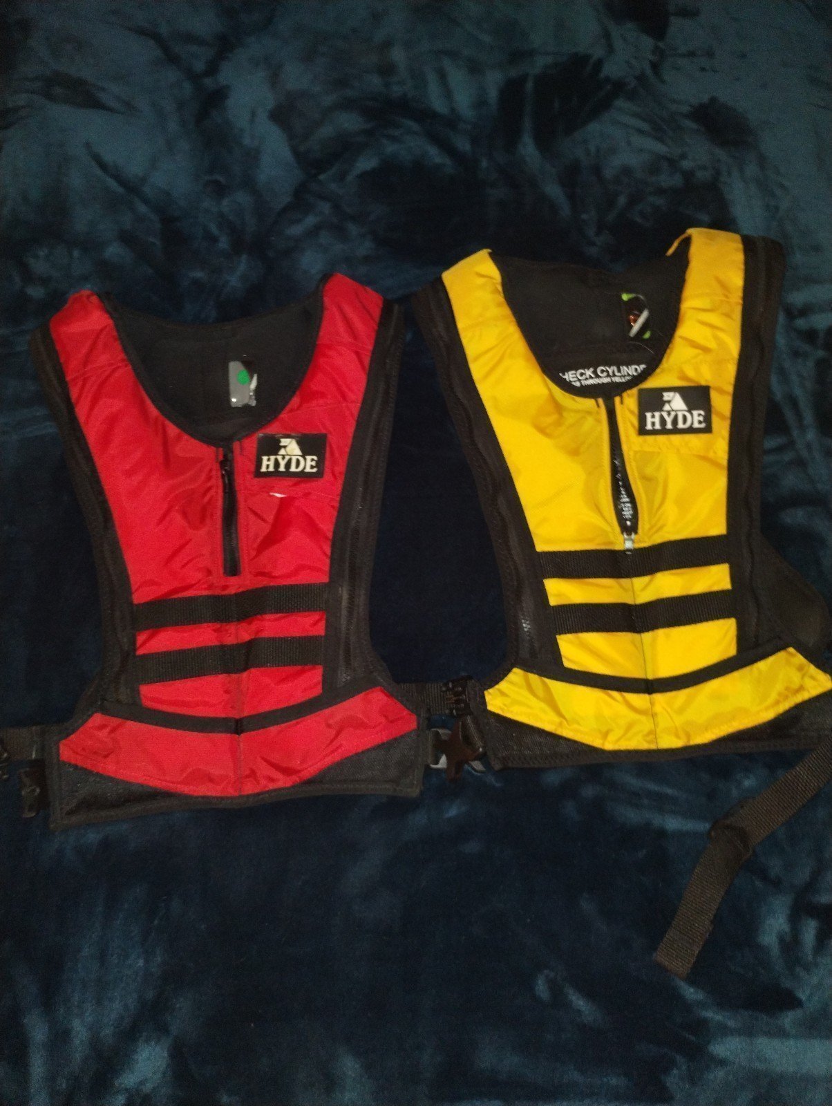 Inflatable life vests by HYDE