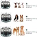 Dog Playpen, Puppy Pet Playpen Indoor for Medium Dogs, Dog Tent Crates Cage