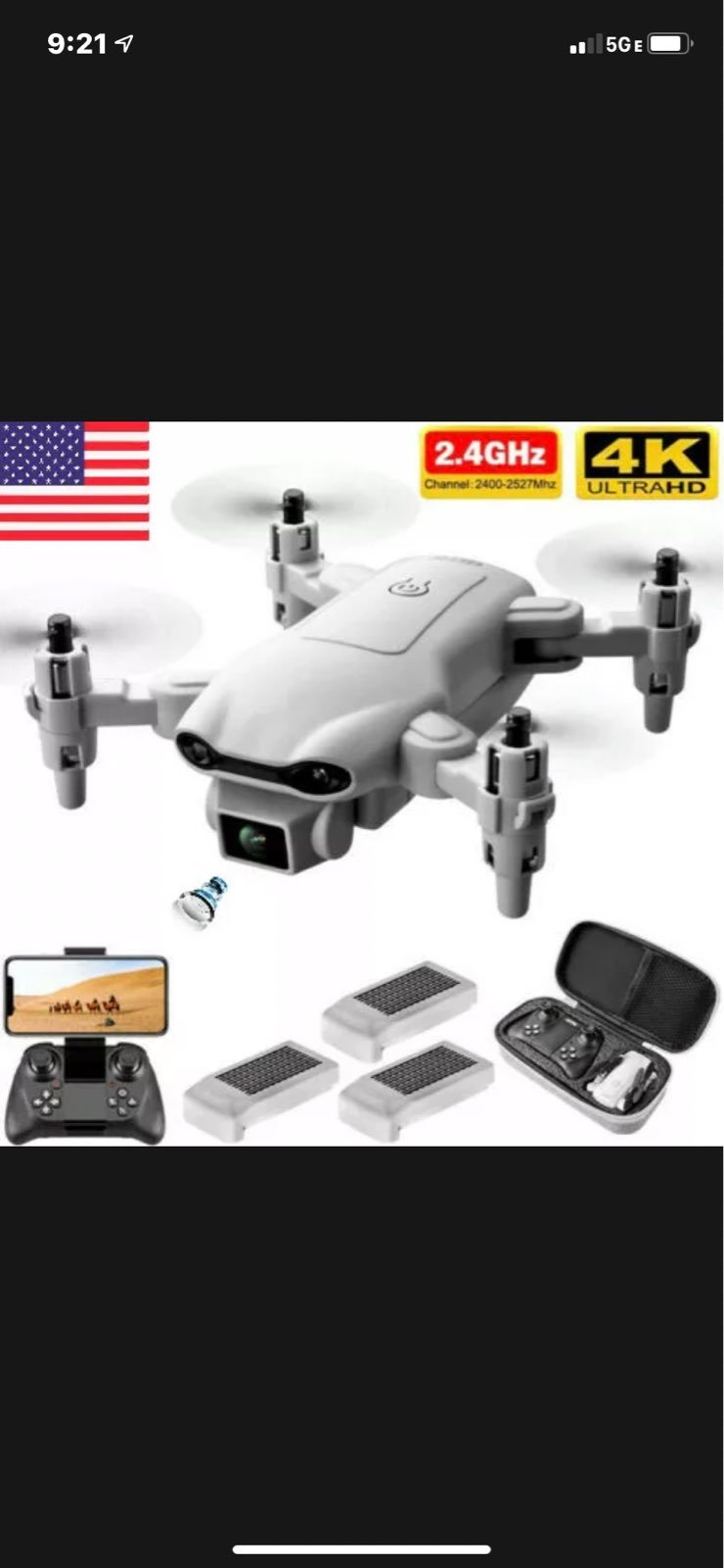2021 New RC Drone 4k