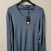 New Polo Ralph Lauren V-Neck Pullover Sweater Men's 4XB Blue Pima Cotton