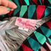 Pinup couture harlequin skirt in small