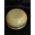 Round Midcentury Green Alabaster Floral Hinged Trinket Box with Lid, Italy