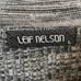 Leif Nelson Faux Leather Trim Collar Stretch Fit Top