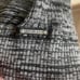 Leif Nelson Faux Leather Trim Collar Stretch Fit Top