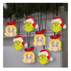 Cindy Lou & Dr. Seuss' The Grinch Christmas White String Lighting 6.3 in x 5.12