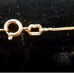 14K gold necklace with pendant. 18 inches