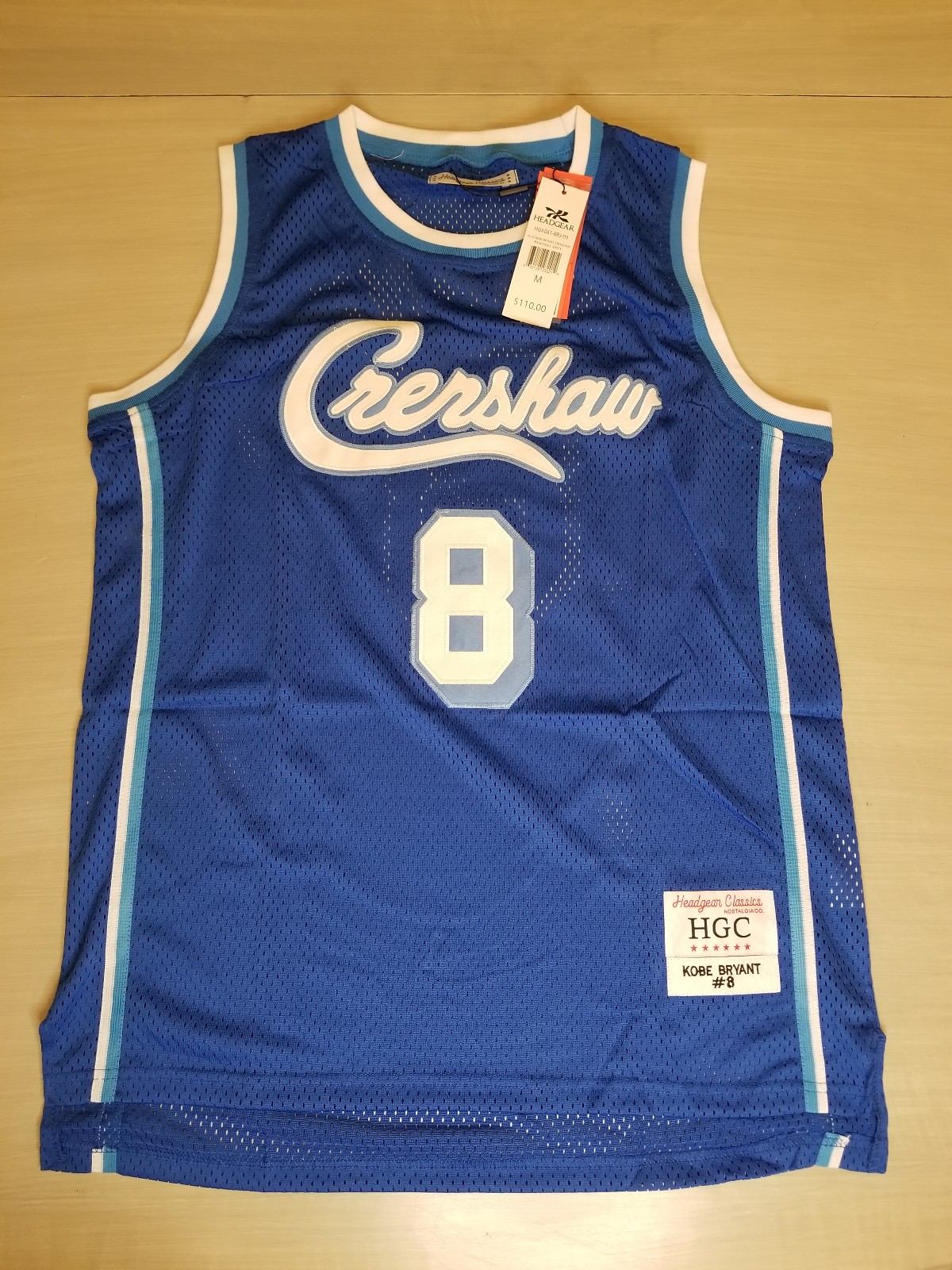 Headgear Classics Kobe Bryant Jersey Mens Medium Blue