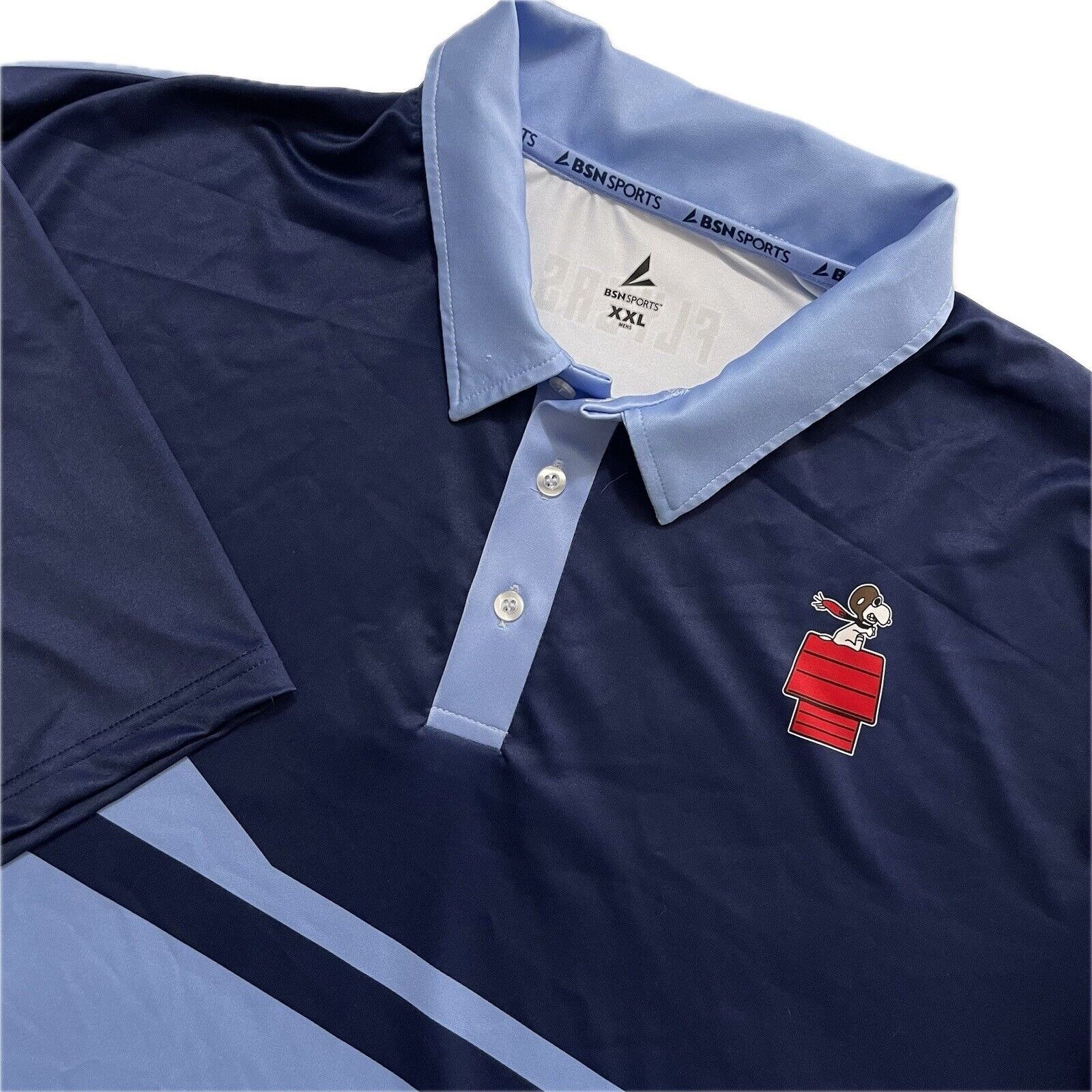 BSN Sports Polo with Snoopy image Shirt Sz XXL- H